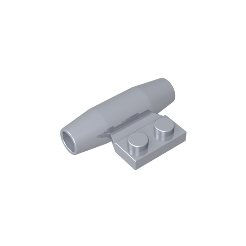 Gobricks,Engine, Smooth Small, 1 x 2 Side Plate with Axle Holders and Slot,98302,3475,3475a,3475b