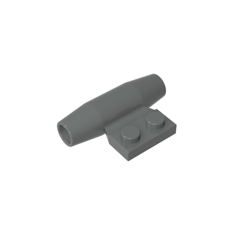 Gobricks,Engine, Smooth Small, 1 x 2 Side Plate with Axle Holders and Slot,98302,3475,3475a,3475b