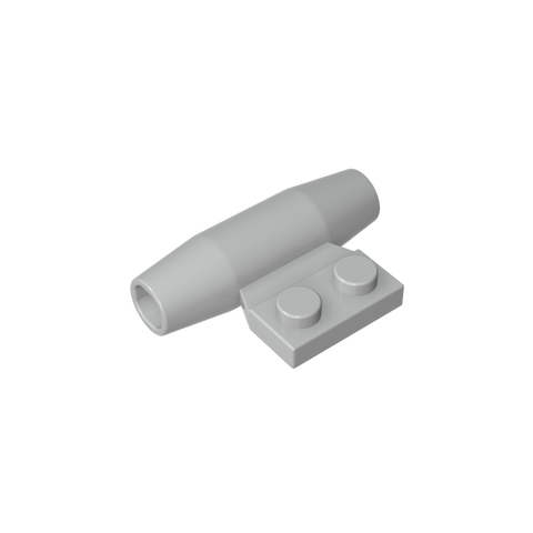 Gobricks,Engine, Smooth Small, 1 x 2 Side Plate with Axle Holders and Slot,98302,3475,3475a,3475b