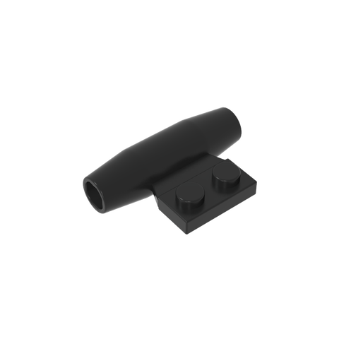 Gobricks,Engine, Smooth Small, 1 x 2 Side Plate with Axle Holders and Slot,98302,3475,3475a,3475b