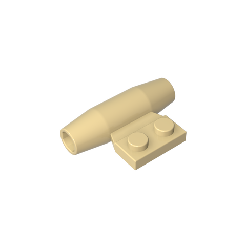 Gobricks,Engine, Smooth Small, 1 x 2 Side Plate with Axle Holders and Slot,98302,3475,3475a,3475b