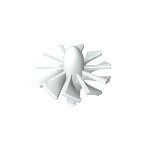 Gobricks,Jet Engine Fan with 10 Blades and Technic Pin,46667,43122,18753,49148