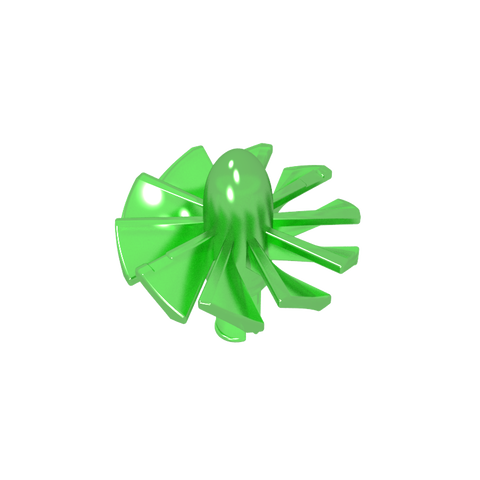 Gobricks,Jet Engine Fan with 10 Blades and Technic Pin,46667,43122,18753,49148