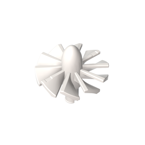 Gobricks,Jet Engine Fan with 10 Blades and Technic Pin,46667,43122,18753,49148