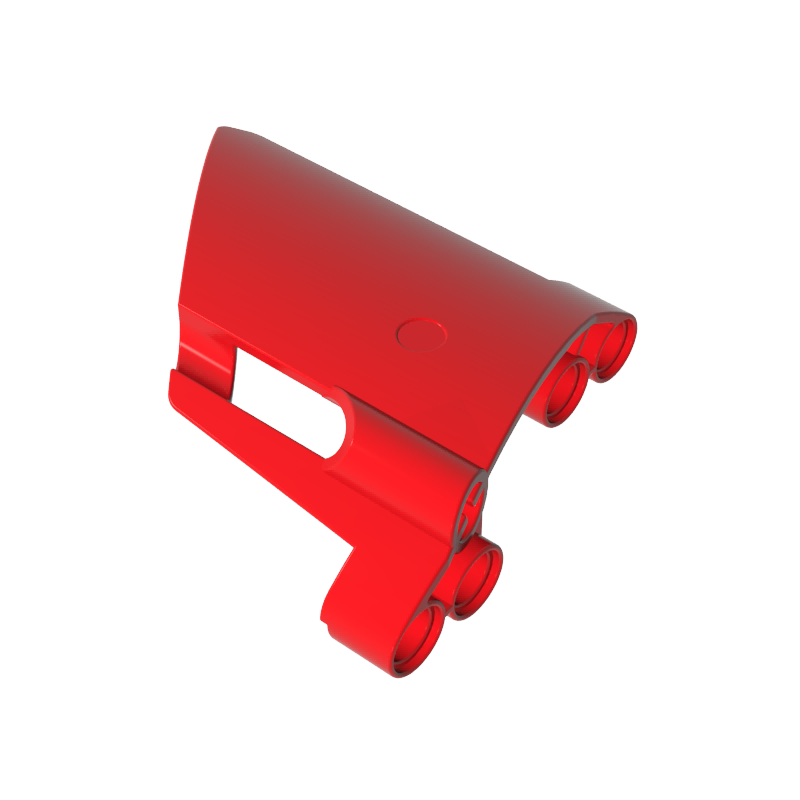 Gobricks,Technic Panel Fairing #23 Large Short, Small Hole, Side B,44353