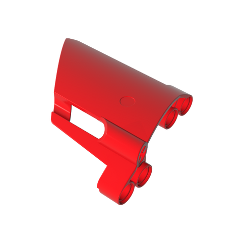 Gobricks,Technic Panel Fairing #23 Large Short, Small Hole, Side B,44353