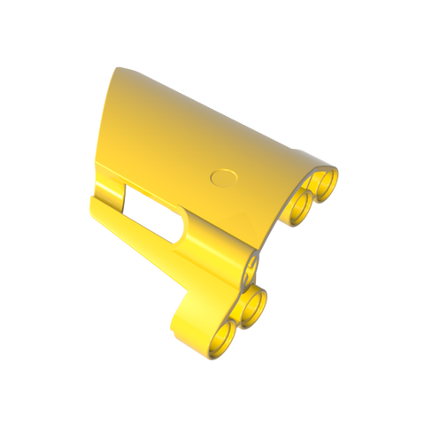 Gobricks,Technic Panel Fairing #23 Large Short, Small Hole, Side B,44353