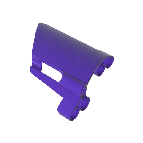Gobricks,Technic Panel Fairing #23 Large Short, Small Hole, Side B,44353