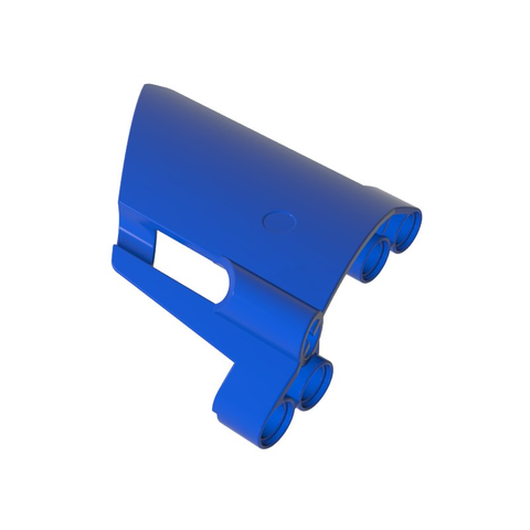 Gobricks,Technic Panel Fairing #23 Large Short, Small Hole, Side B,44353