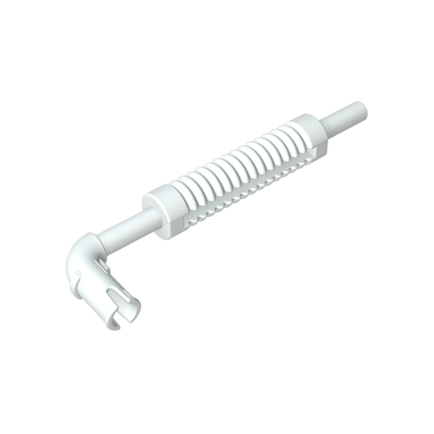 Gobricks,Exhaust Pipe with Technic Pin - Flat End, Rounded Hole,14682,40620,71137b,65571