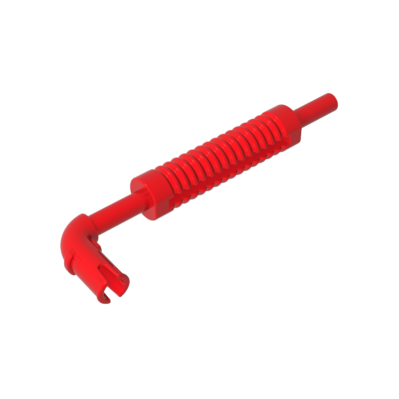 Gobricks,Exhaust Pipe with Technic Pin - Flat End, Rounded Hole,14682,40620,71137b,65571