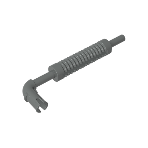 Gobricks,Exhaust Pipe with Technic Pin - Flat End, Rounded Hole,14682,40620,71137b,65571