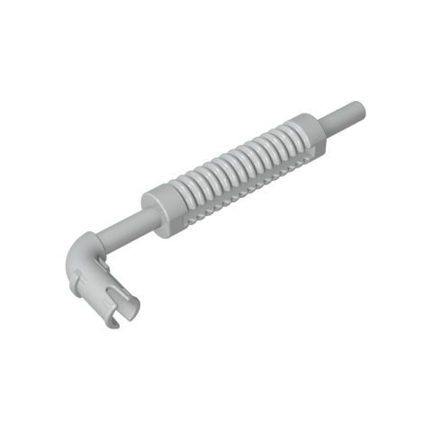 Gobricks,Exhaust Pipe with Technic Pin - Flat End, Rounded Hole,14682,40620,71137b,65571