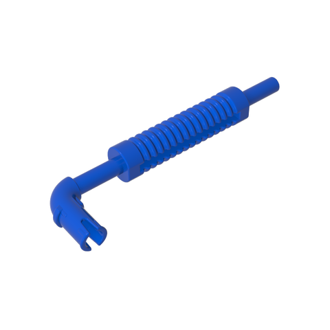 Gobricks,Exhaust Pipe with Technic Pin - Flat End, Rounded Hole,14682,40620,71137b,65571