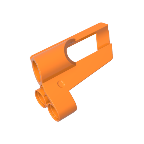 Gobricks,Technic Panel Fairing # 5 Small Short, Large Hole, Side A,32527