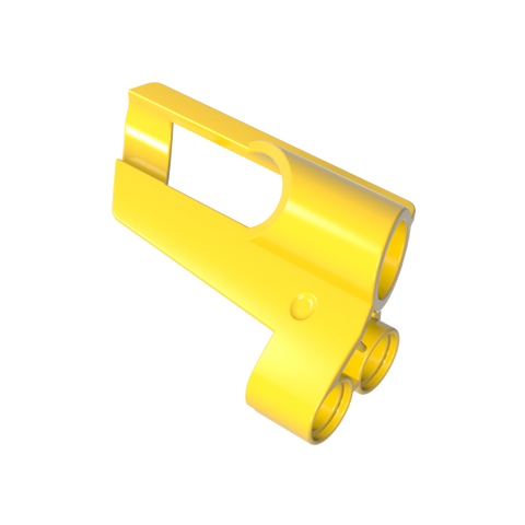 Gobricks,Technic Panel Fairing # 6 Small Short, Large Hole, Side B,32528
