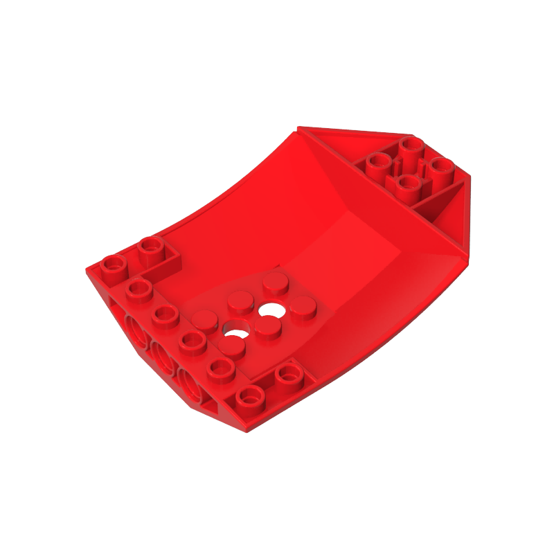 Gobricks,Wedge Curved Inverted 8 x 6 x 2 Cockpit,42021,41761