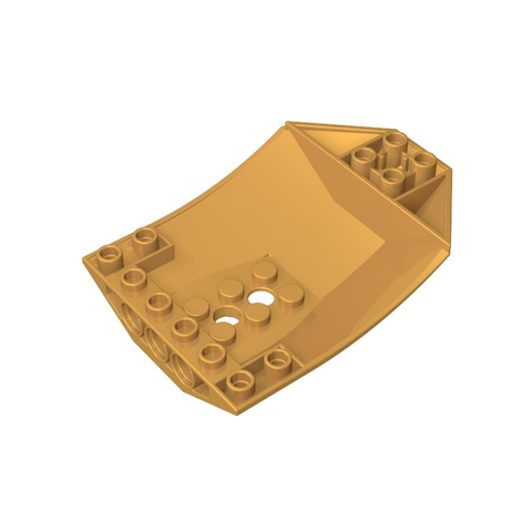 Gobricks,Wedge Curved Inverted 8 x 6 x 2 Cockpit,42021,41761