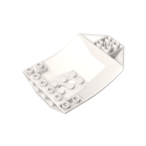 Gobricks,Wedge Curved Inverted 8 x 6 x 2 Cockpit,42021,41761