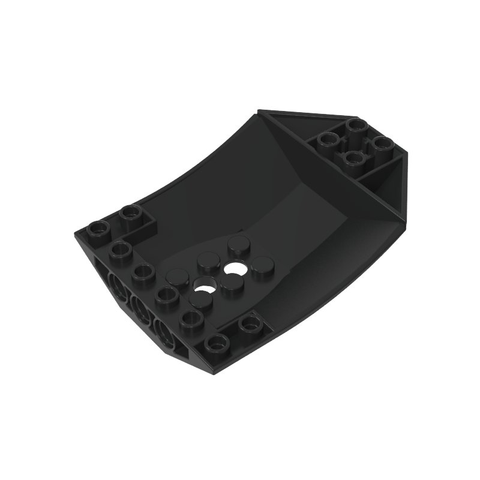Gobricks,Wedge Curved Inverted 8 x 6 x 2 Cockpit,42021,41761