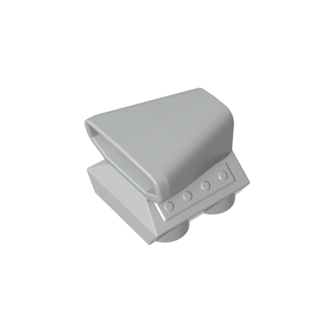 Gobricks,Engine/ Air Scoop 2 x 2,50943,15547,51688