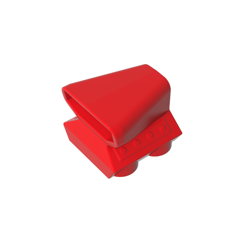 Gobricks,Engine/ Air Scoop 2 x 2,50943,15547,51688