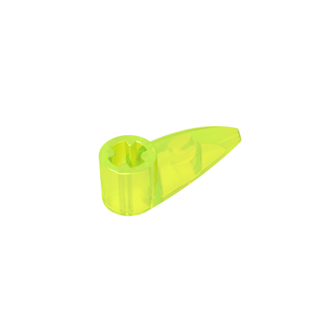 Gobricks,Technic Tooth 1 x 3 with Axle Hole [Rounded Underside]