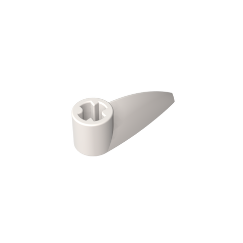 Gobricks,Technic Tooth 1 x 3 with Axle Hole [Rounded Underside]
