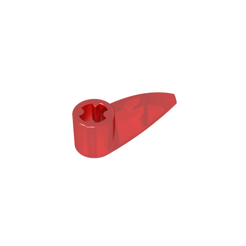 Gobricks,Technic Tooth 1 x 3 with Axle Hole [Rounded Underside]