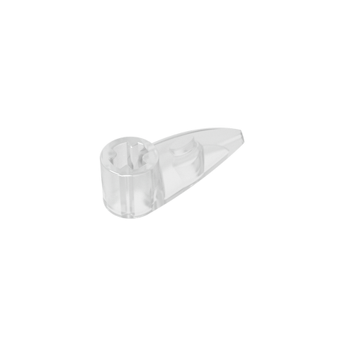 Gobricks,Technic Tooth 1 x 3 with Axle Hole [Rounded Underside]
