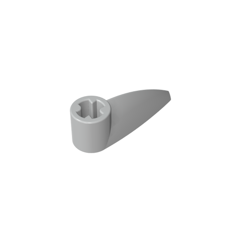 Gobricks,Technic Tooth 1 x 3 with Axle Hole [Rounded Underside]