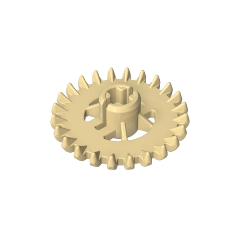Gobricks,Technic Gear 24 Tooth Crown with Reinforcements [New Style],3650c,3650,3650a,3650b