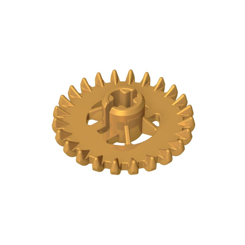 Gobricks,Technic Gear 24 Tooth Crown with Reinforcements [New Style],3650c,3650,3650a,3650b