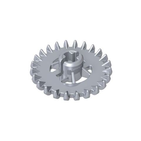 Gobricks,Technic Gear 24 Tooth Crown with Reinforcements [New Style],3650c,3650,3650a,3650b