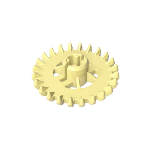 Gobricks,Technic Gear 24 Tooth Crown with Reinforcements [New Style],3650c,3650,3650a,3650b