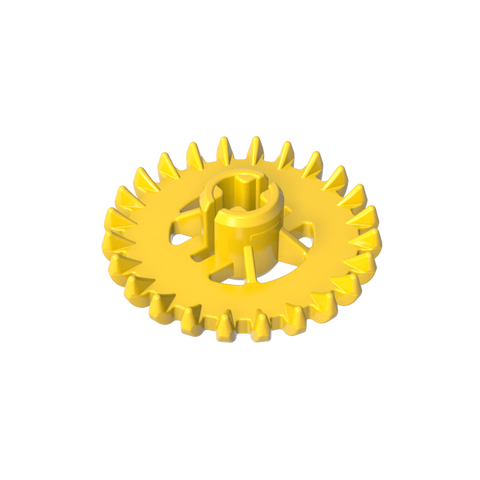 Gobricks,Technic Gear 24 Tooth Crown with Reinforcements [New Style],3650c,3650,3650a,3650b