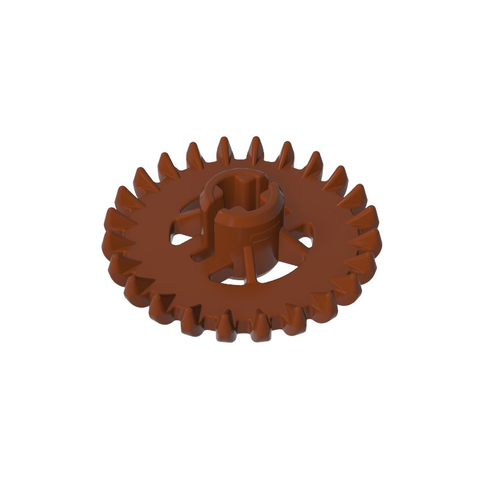 Gobricks,Technic Gear 24 Tooth Crown with Reinforcements [New Style],3650c,3650,3650a,3650b