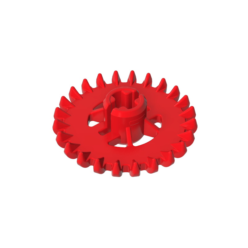 Gobricks,Technic Gear 24 Tooth Crown with Reinforcements [New Style],3650c,3650,3650a,3650b