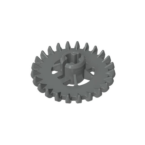 Gobricks,Technic Gear 24 Tooth Crown with Reinforcements [New Style],3650c,3650,3650a,3650b