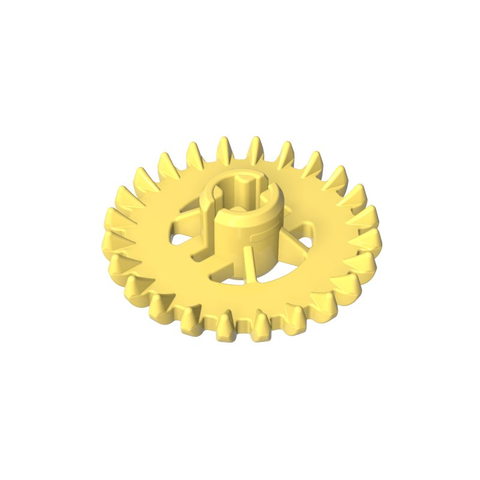 Gobricks,Technic Gear 24 Tooth Crown with Reinforcements [New Style],3650c,3650,3650a,3650b