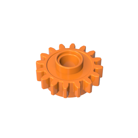 Gobricks,Technic Gear 16 Tooth with Clutch [Smooth],6542b,6542a