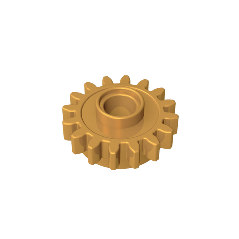 Gobricks,Technic Gear 16 Tooth with Clutch [Smooth],6542b,6542a