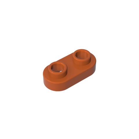 Gobricks,Plate Special 1 x 2 Rounded with 2 Open Studs,35480