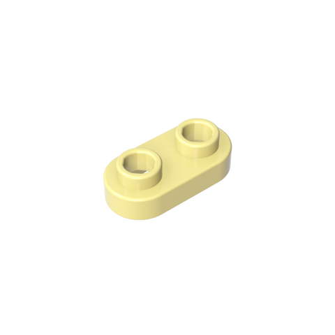 Gobricks,Plate Special 1 x 2 Rounded with 2 Open Studs,35480