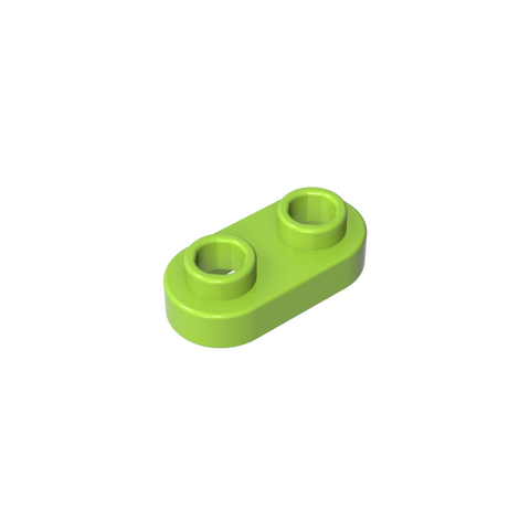 Gobricks,Plate Special 1 x 2 Rounded with 2 Open Studs,35480