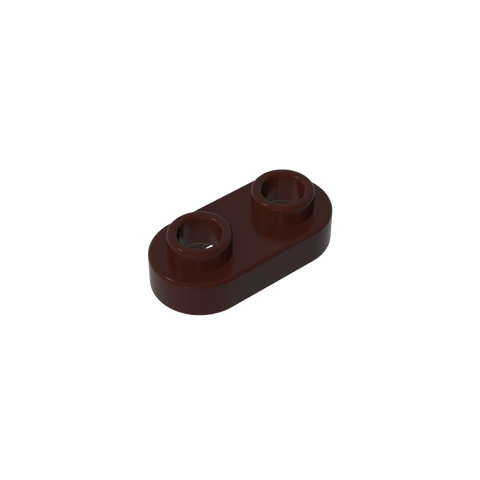 Gobricks,Plate Special 1 x 2 Rounded with 2 Open Studs,35480