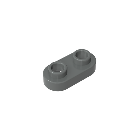 Gobricks,Plate Special 1 x 2 Rounded with 2 Open Studs,35480