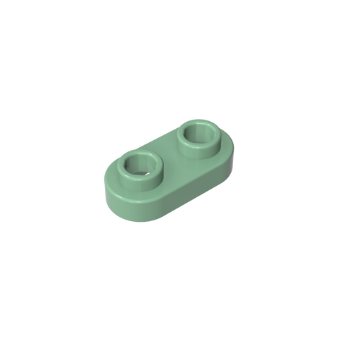 Gobricks,Plate Special 1 x 2 Rounded with 2 Open Studs,35480