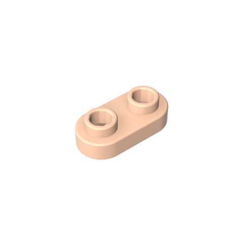Gobricks,Plate Special 1 x 2 Rounded with 2 Open Studs,35480