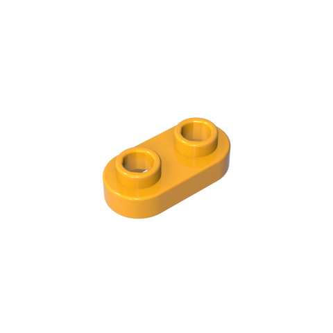 Gobricks,Plate Special 1 x 2 Rounded with 2 Open Studs,35480